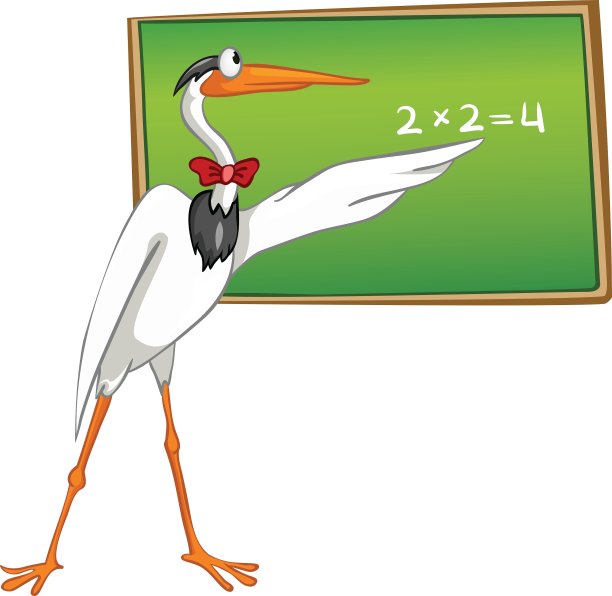 卡通人物鹭图片下载