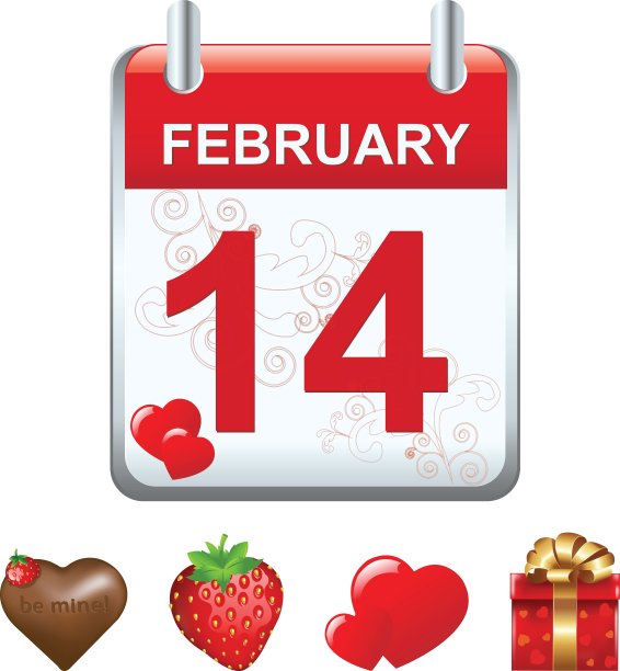 日历和图标图片下载