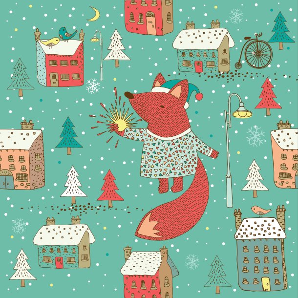 圣诞节的平面设计图片下载