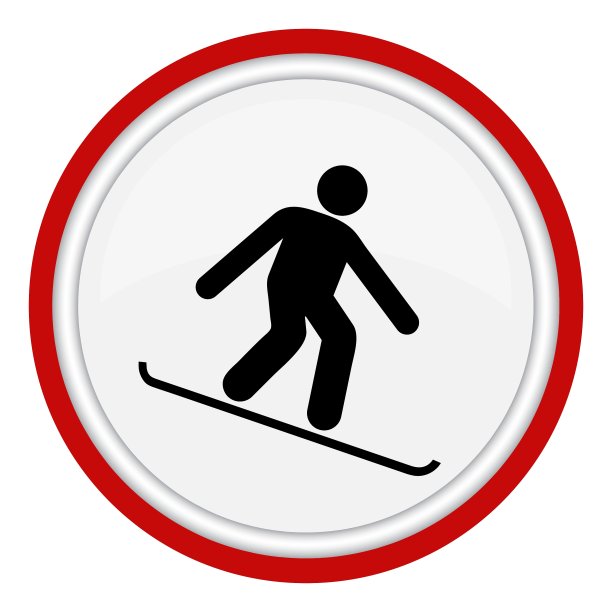 单板滑雪图标图片下载