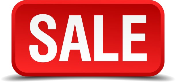 出售红色3d方形按钮隔离在白色图片下载