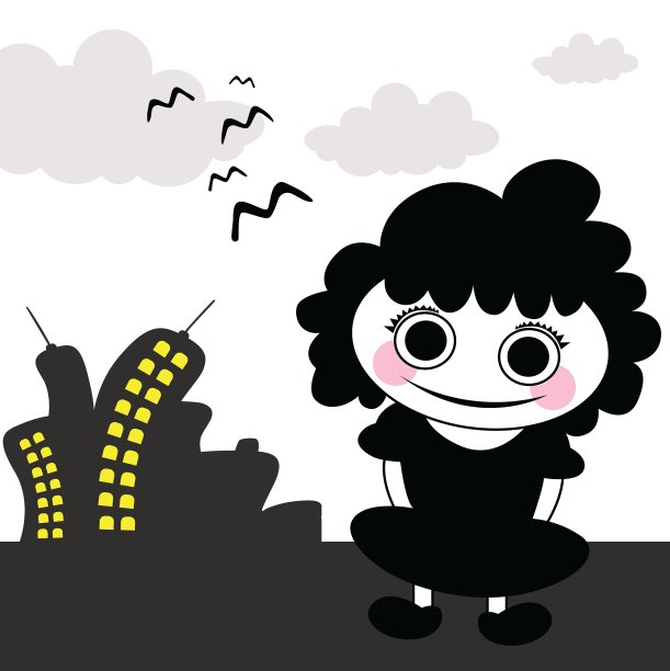 可爱的女孩图片下载