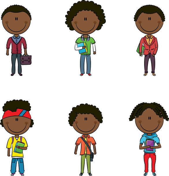 美国黑人学生图片下载