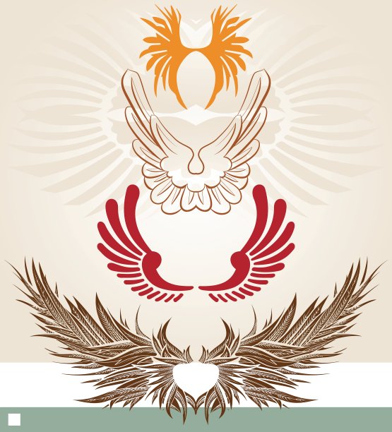 复古怀旧的翅膀图片下载