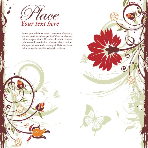 花的框架图片下载