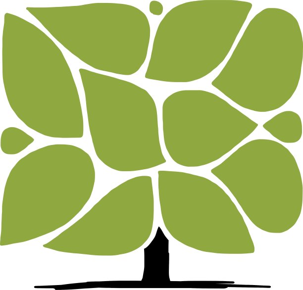 艺术树与框架信息图形概念图片下载