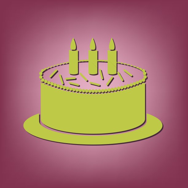 生日蛋糕的图标图片下载