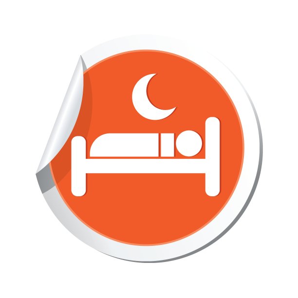 带有酒店图标的地图指针图片下载