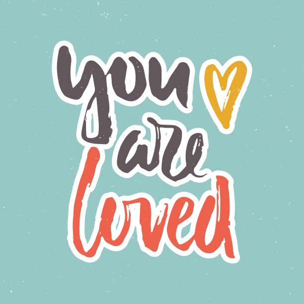 手绘字体海报图片下载