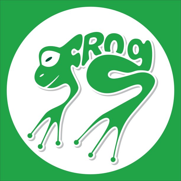 动物标志青蛙图片下载