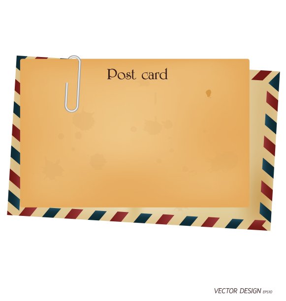 老式明信片信封图片下载