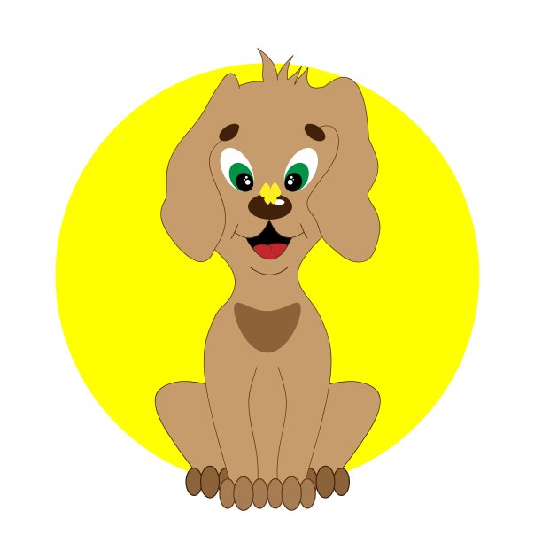 小狗和蝴蝶图片下载