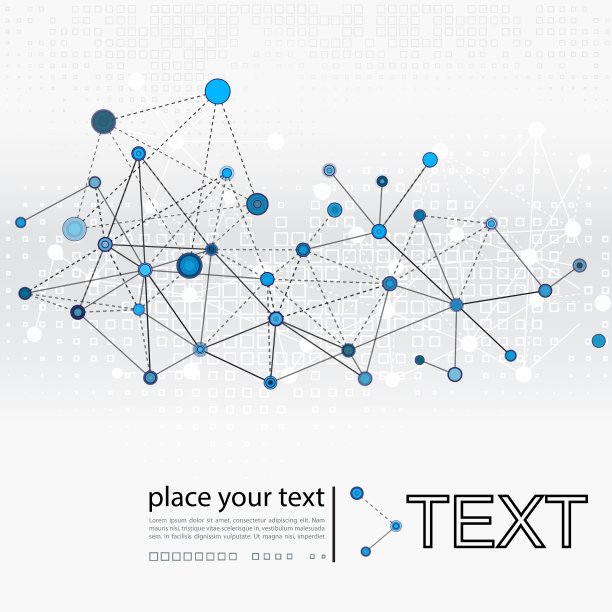 分子与通信背景图片下载