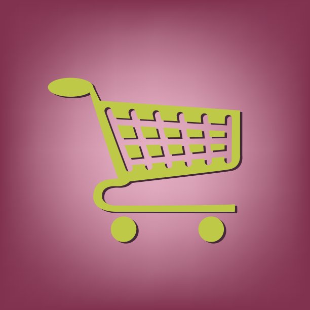 购物车图标旗帜图片下载