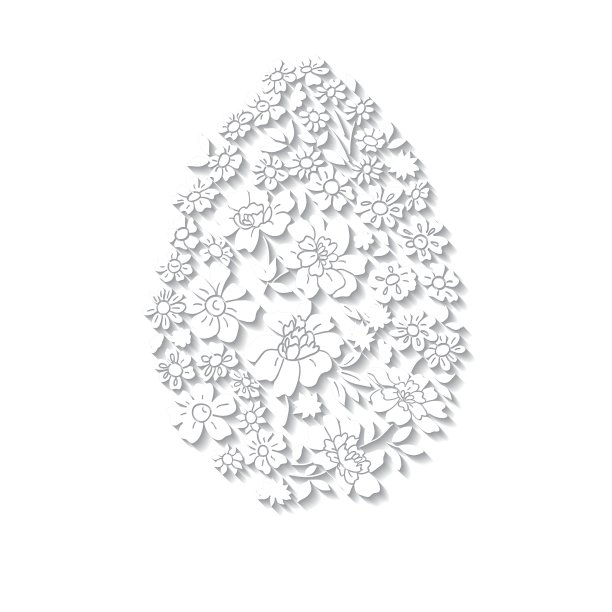 复活节鲜花卡片复活节祝福快乐图片下载