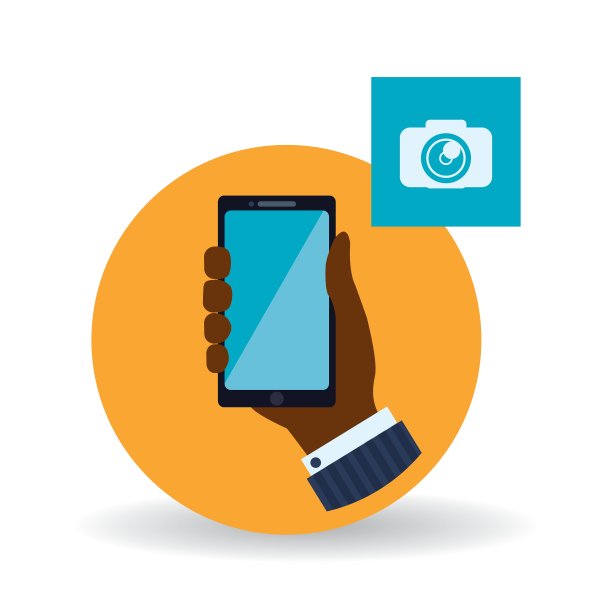 智能手机设计应用程序图标白色背景图片下载