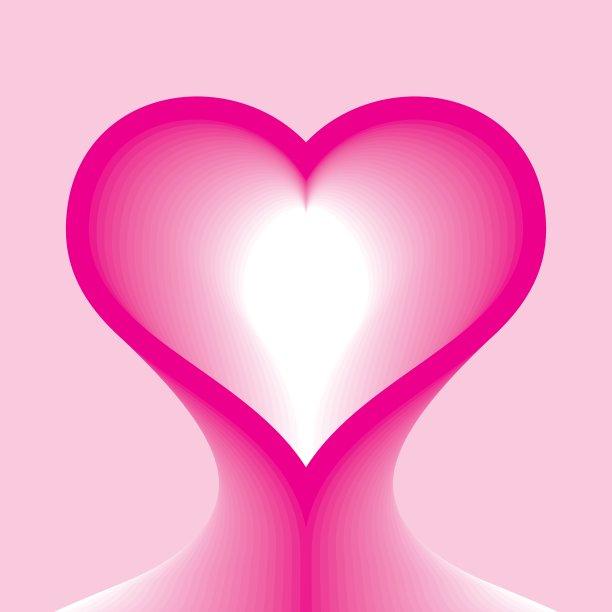 心形头抽象图片下载