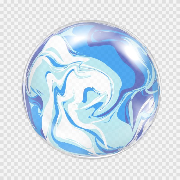 透明灯泡球体背景图片下载