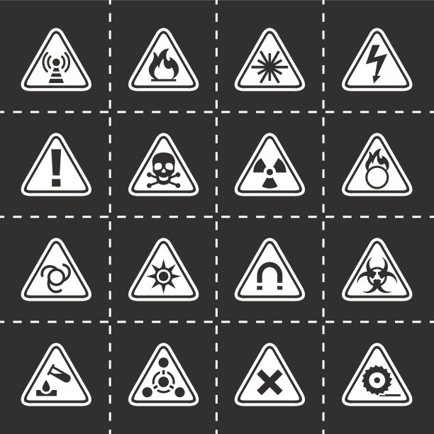 危险的图标集图片下载