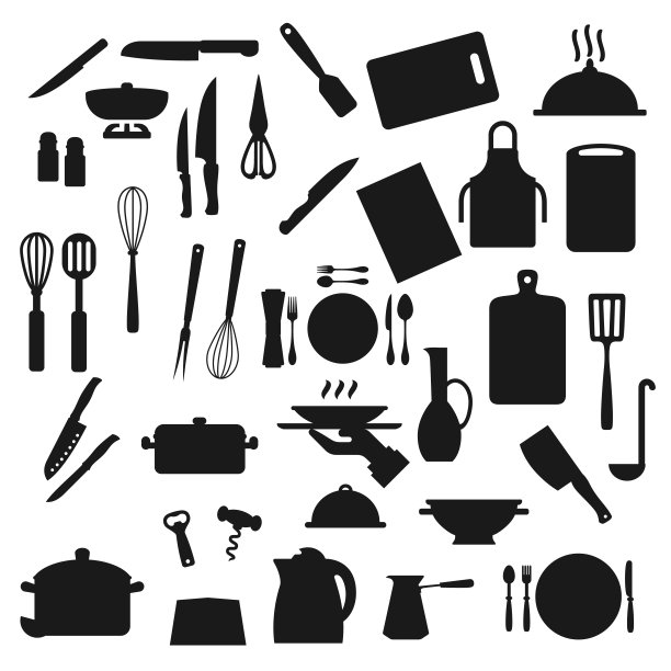 厨房用具、厨具及刀叉图片下载