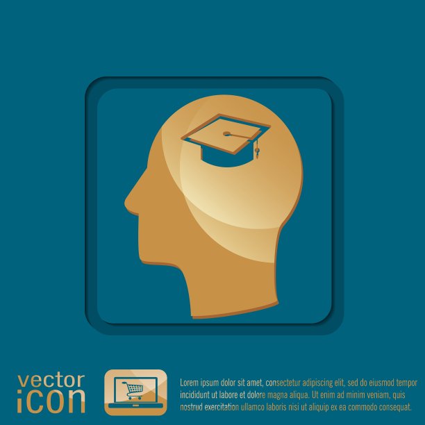 偶像头认为剪影人和他的思想图片下载