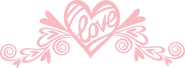 情人节卡片心有爱图片下载