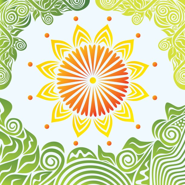 太阳自然模式背景图片下载