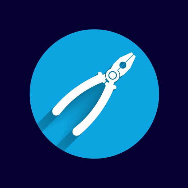 钳子图标按钮标志概念图片下载