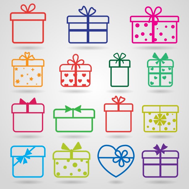 礼品盒套装图片下载