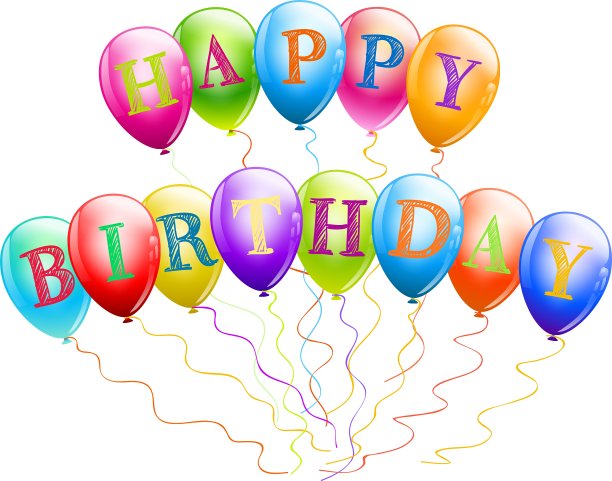 生日快乐气球图片下载