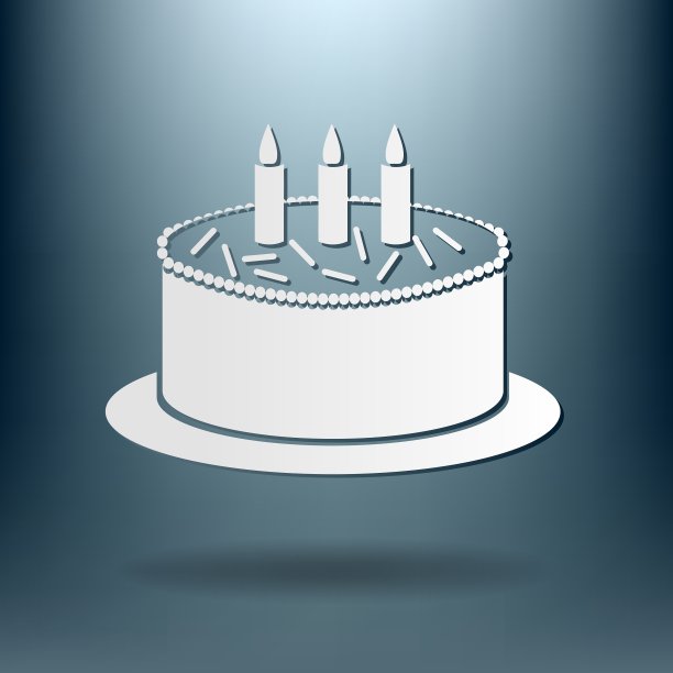 生日蛋糕的图标图片下载