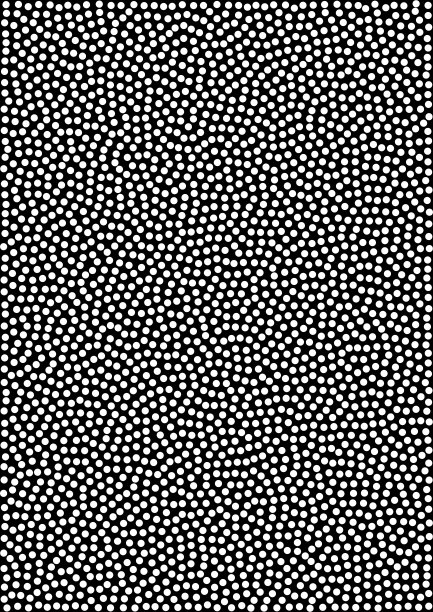 白色半色调点模式上的黑色背景图片下载