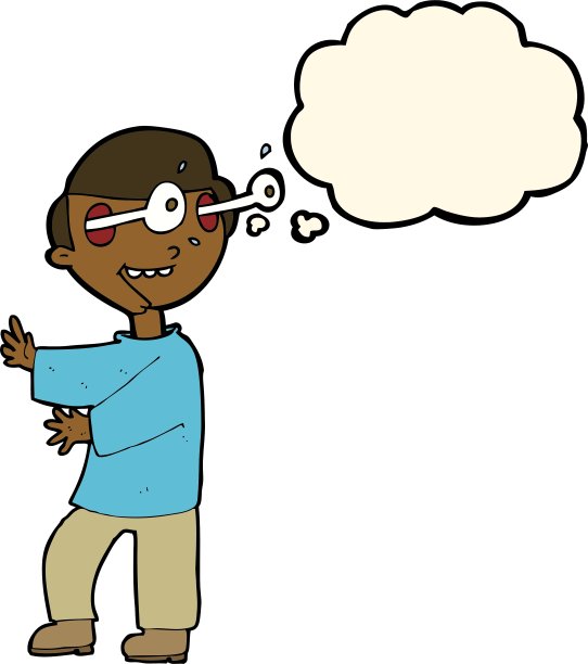 长着大眼睛的卡通男孩图片下载