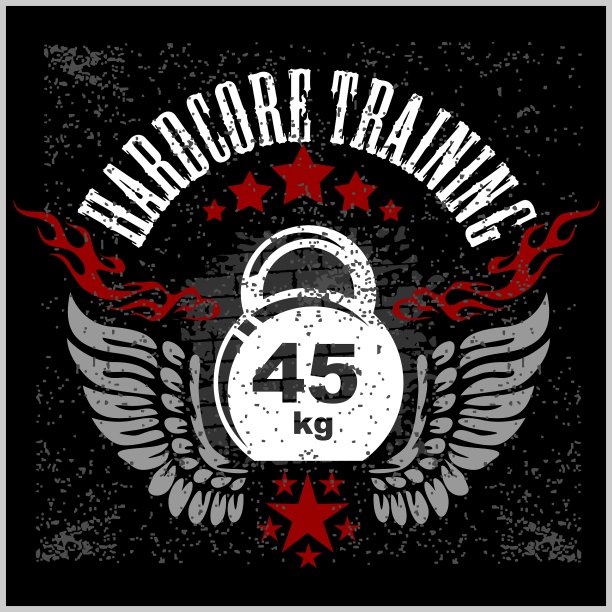 复古体重标志在垃圾背景图片下载