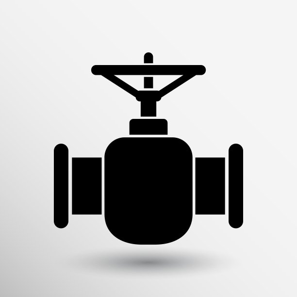 管道图标按钮标志概念图片下载