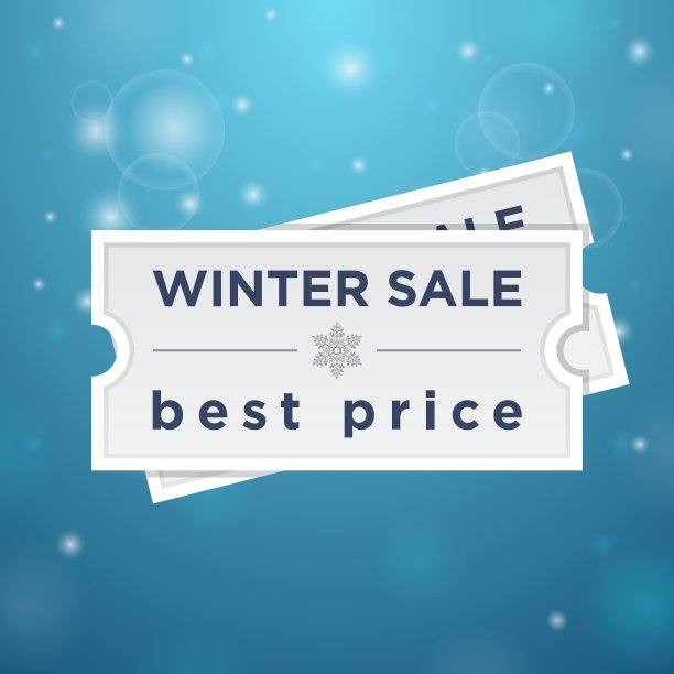 两张冬季特价门票，价格最优惠图片下载