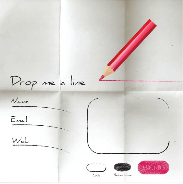 创意草图网页形式在creared纸图片下载