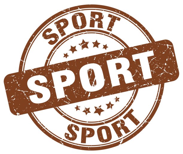 运动棕色垃圾圆形老式橡胶邮票图片下载