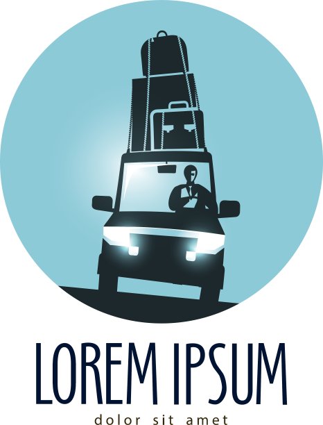 旅游标志设计模板或运输图片下载