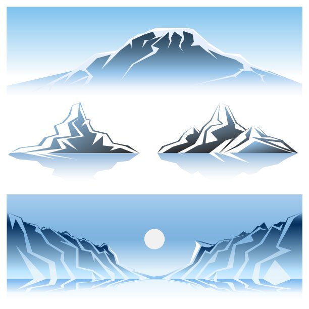 冬山平面设计图片下载