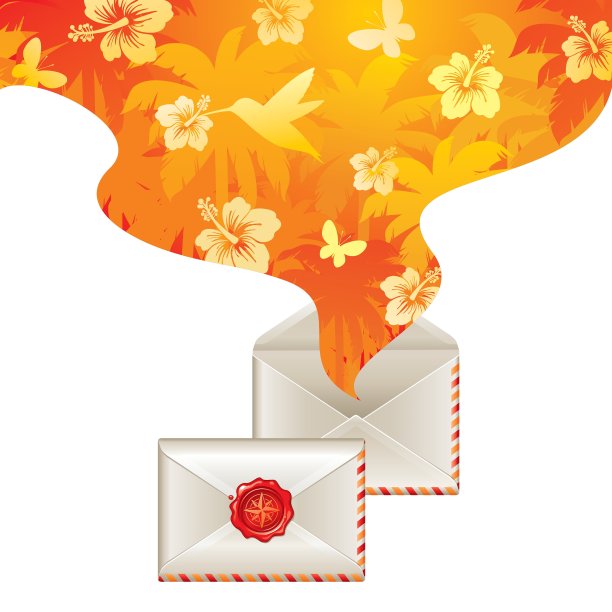 信件及蜡封图片下载