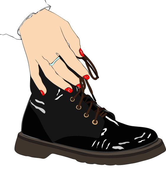 穿冬靴的女人图片下载