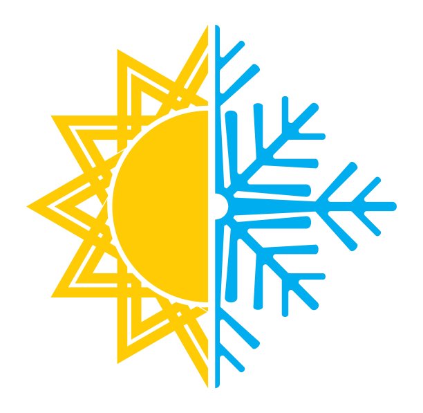 夏季冬季空调图标5调整大小图片下载