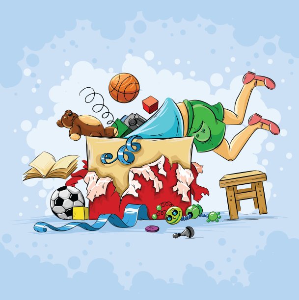 孩子和玩具图片下载