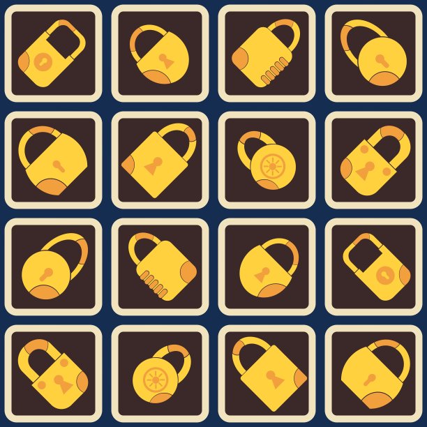 无缝背景锁图片下载