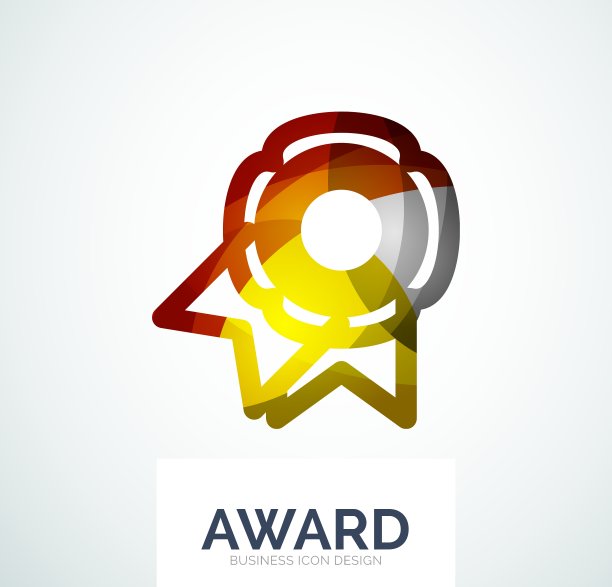 多彩奖励商业标志图片下载