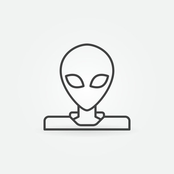 外星人线性图标图片下载