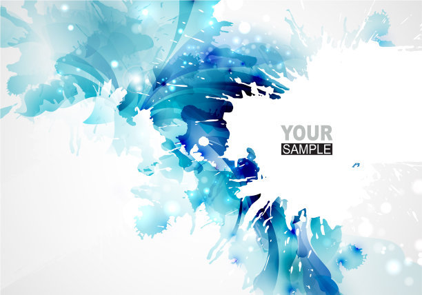 蓝色的抽象图片下载