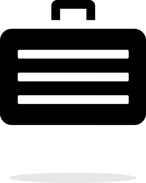 白色背景上的装甲外壳简易图标图片下载