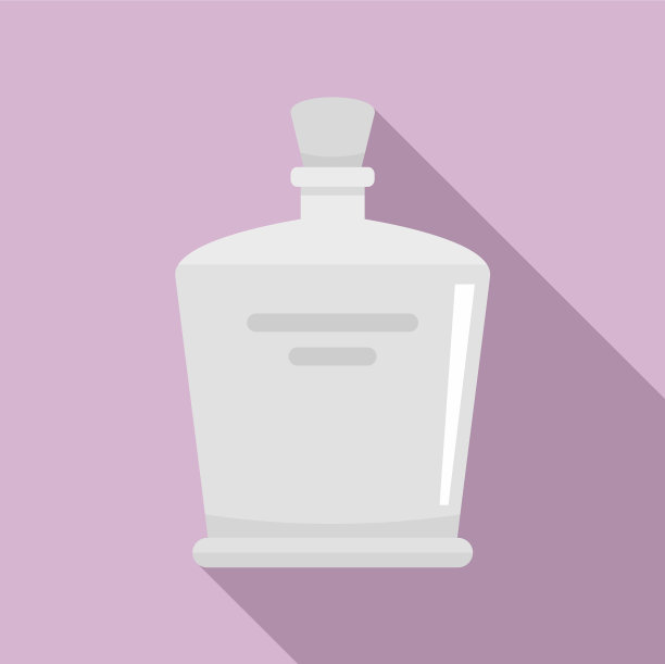 龙舌兰瓶图标扁平风格图片下载